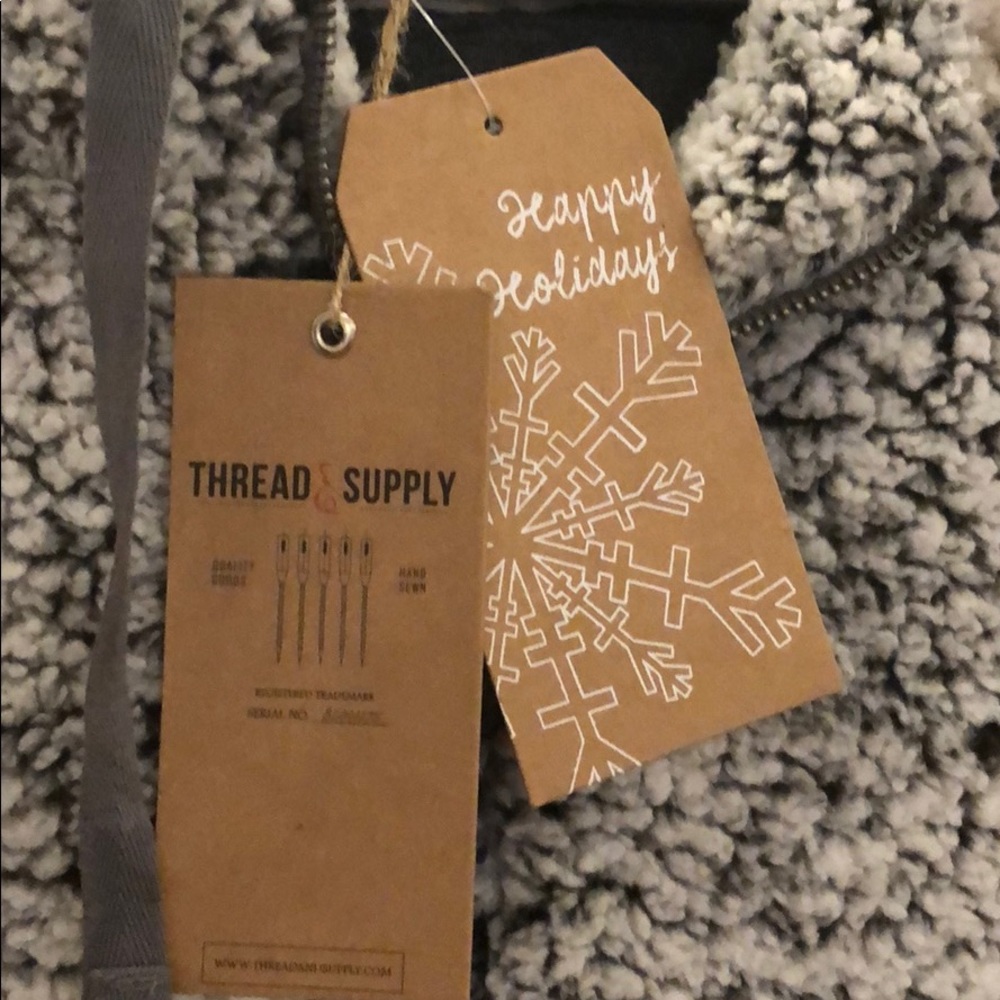 Thread & Supply zipper Sherpa jacket - Picture 7 of 8